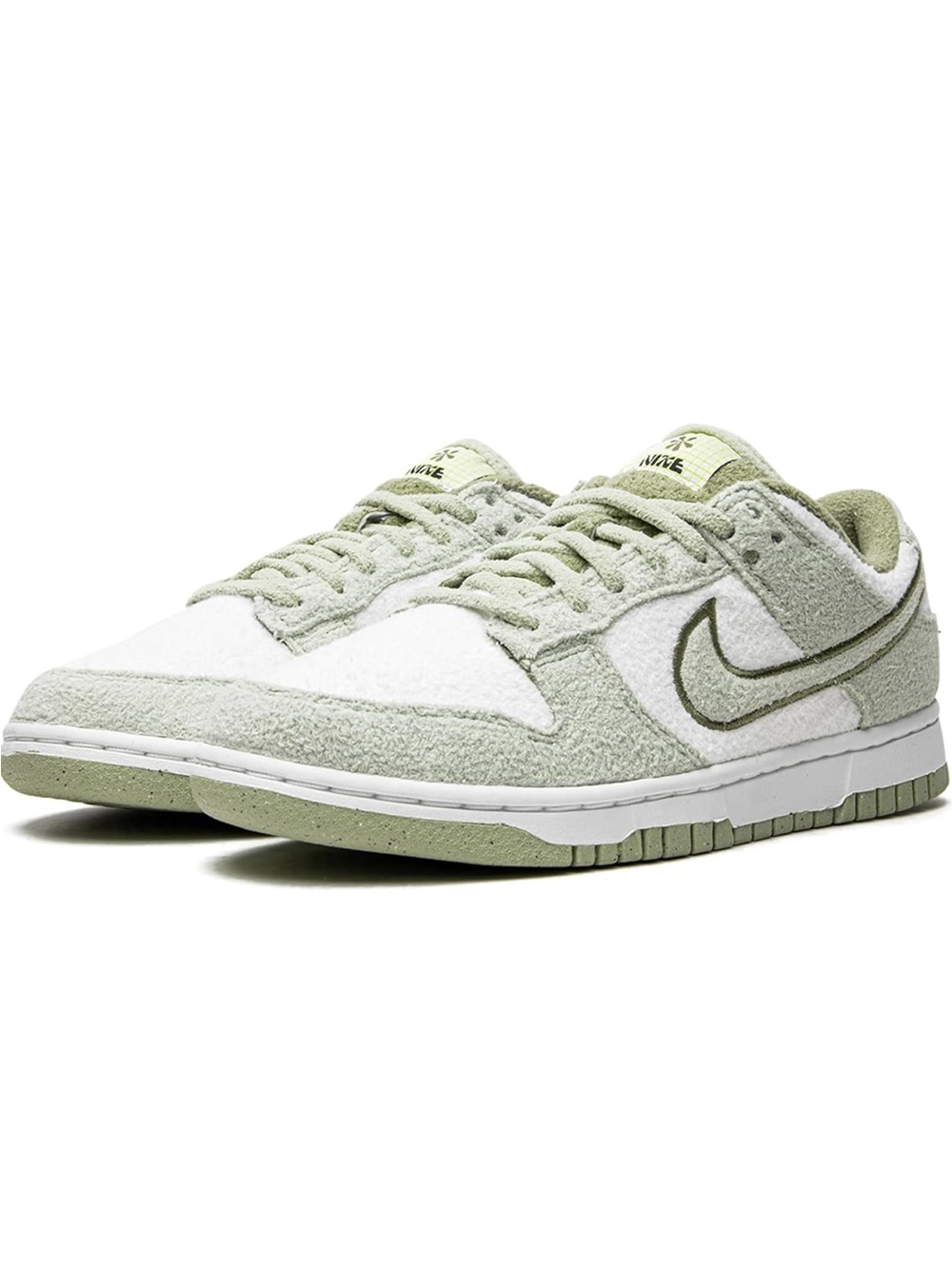 Nike Dunk Low SE Fleece - Honeydew Green & White 2022 - 7.5